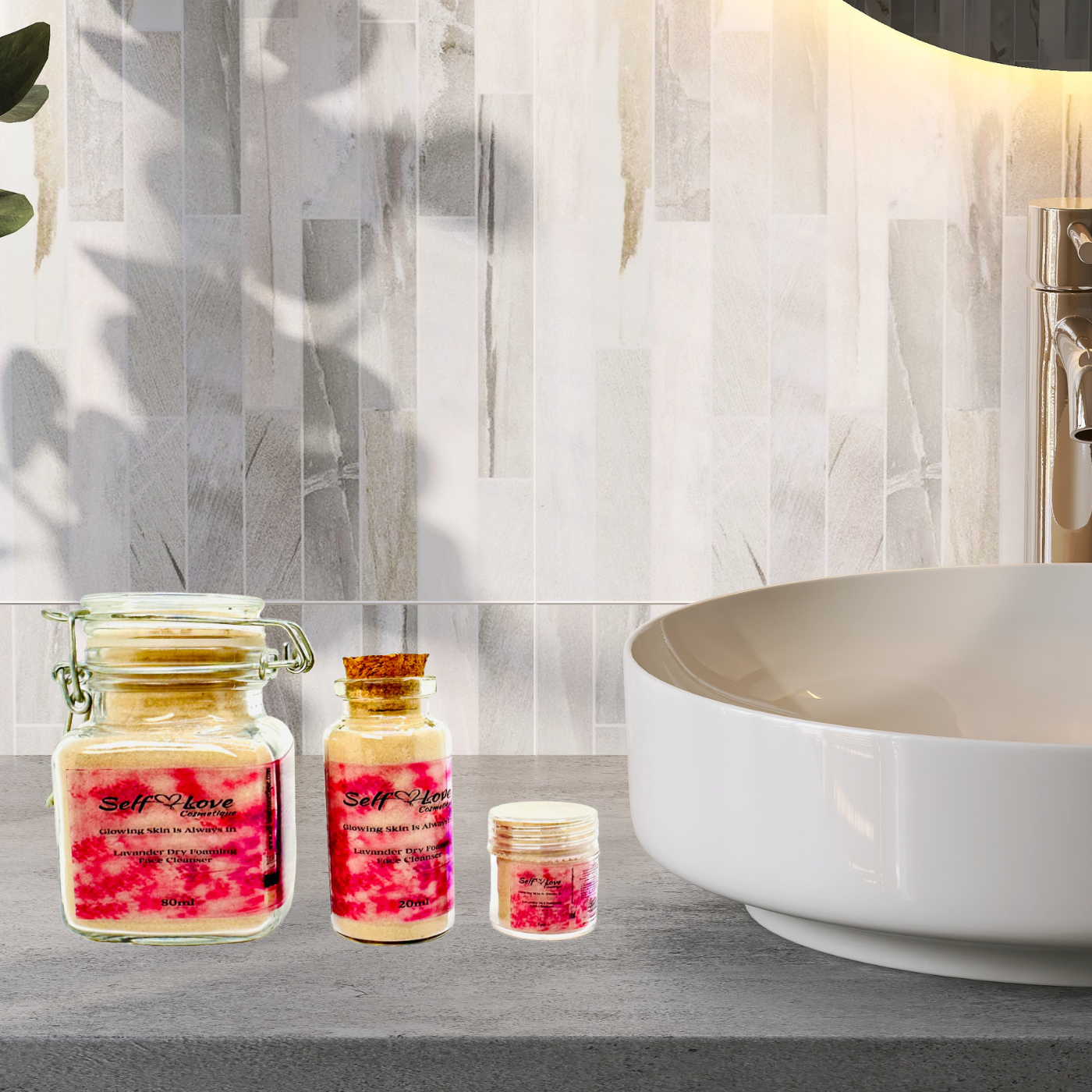 Lavender Dry Foaming Face Cleanser