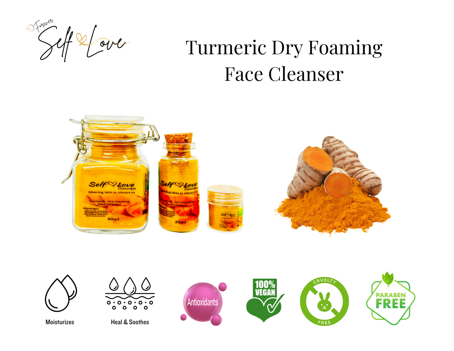 Turmeric Dry Foaming Face Cleanser