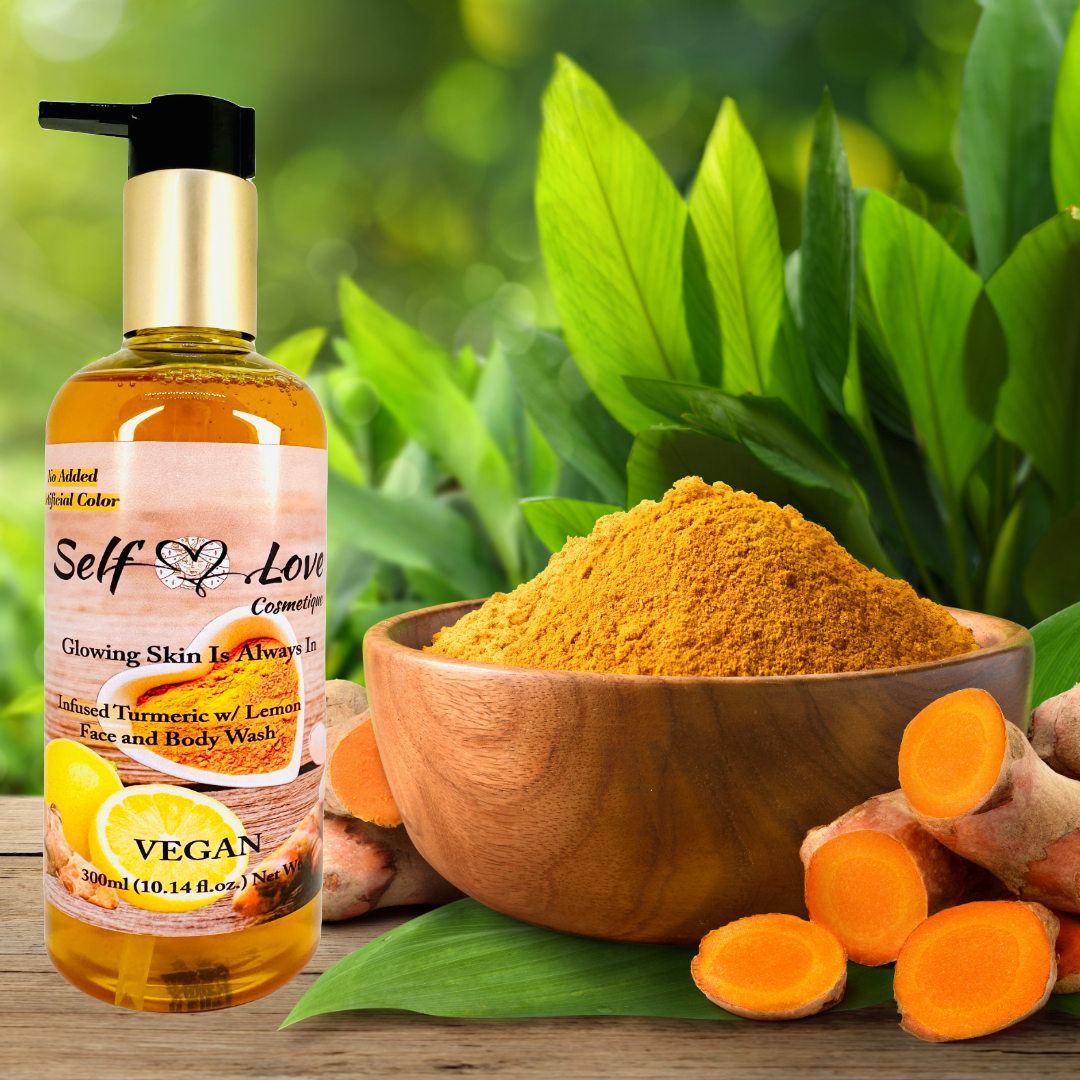 Turmeric with Cold Pressed Lemon Body Wash 300ml