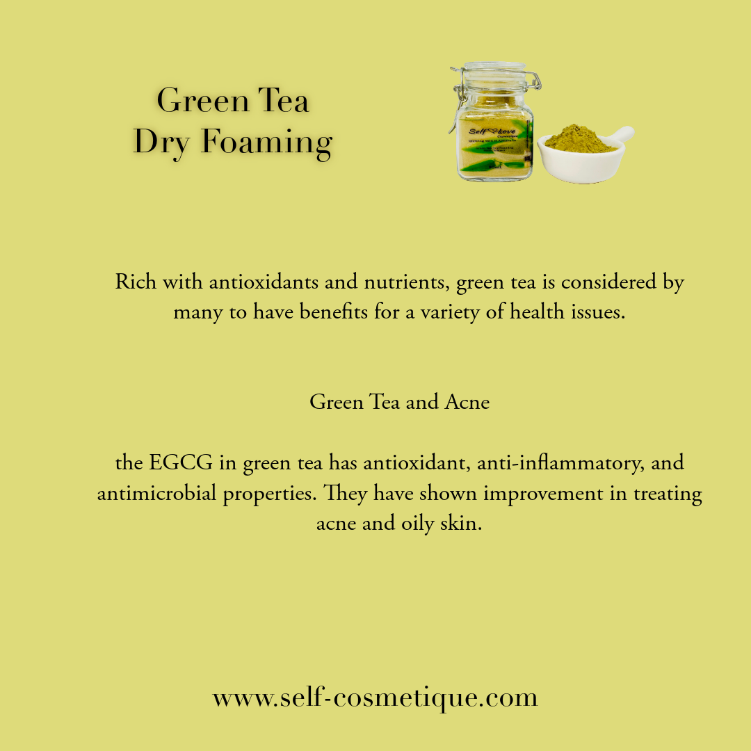 Green Tea Dry Foaming Face Cleanser