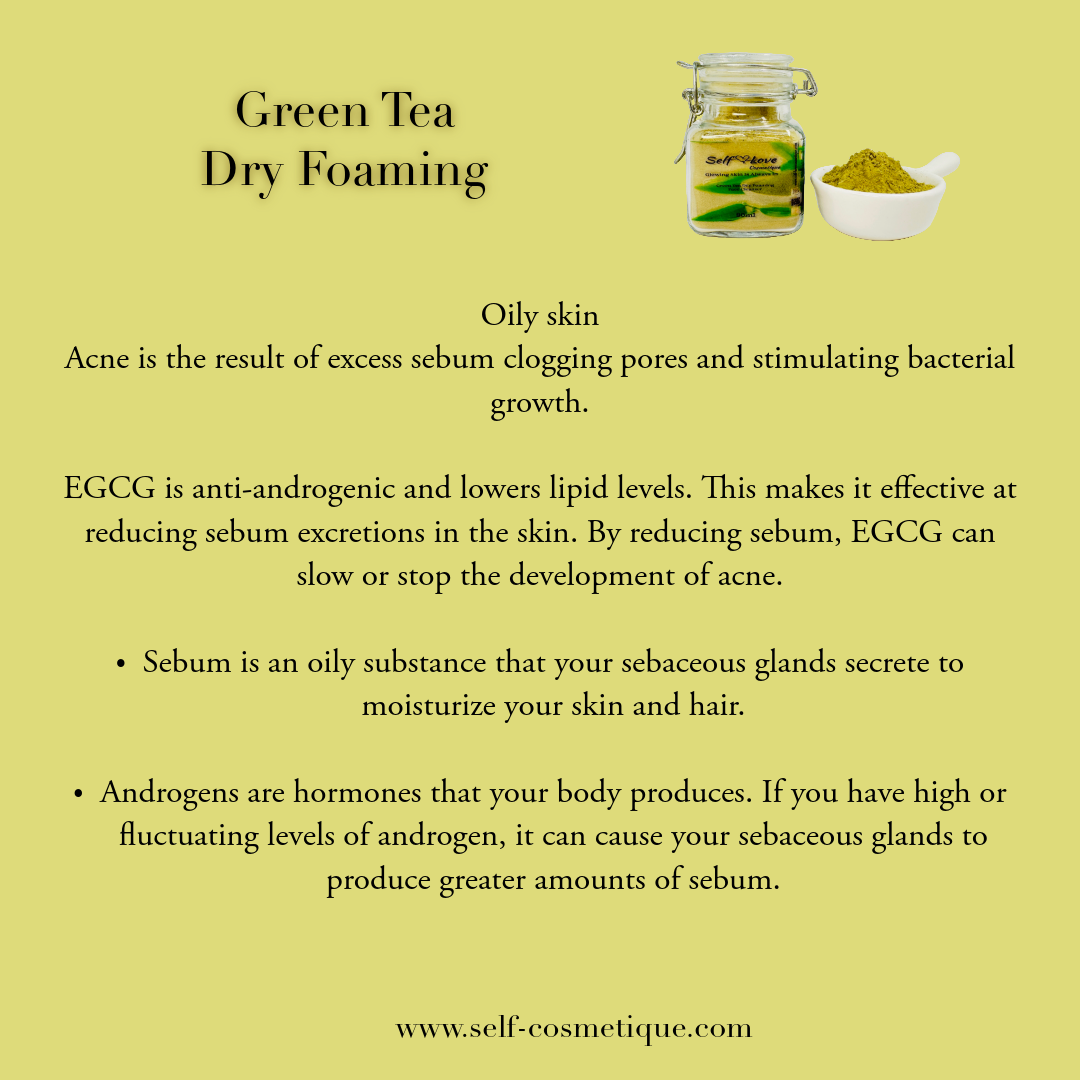 Green Tea Dry Foaming Face Cleanser