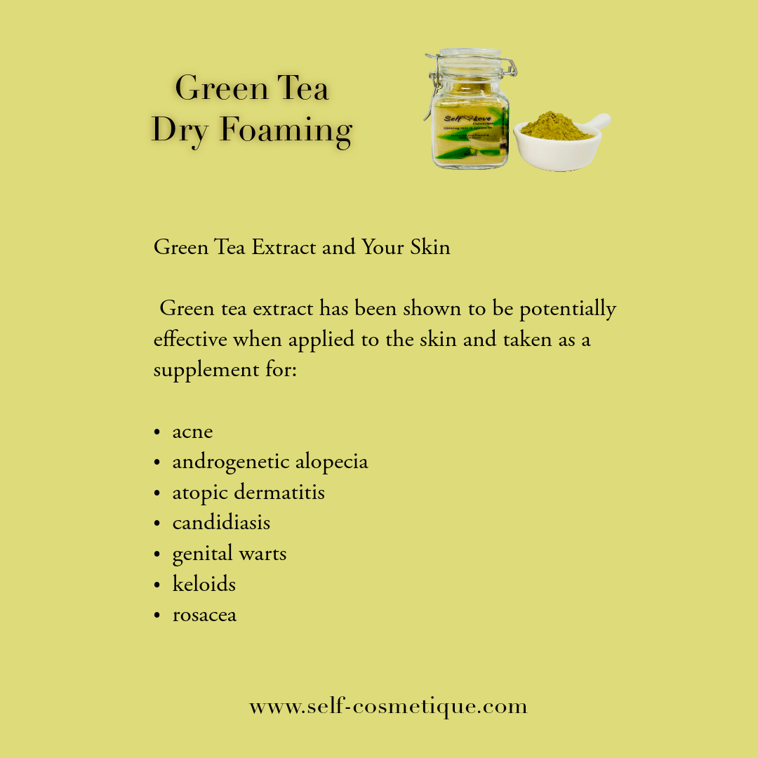Green Tea Dry Foaming Face Cleanser