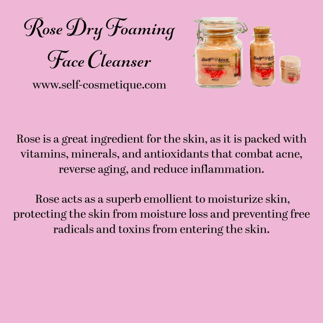 Rose Dry Foaming Face Cleanser
