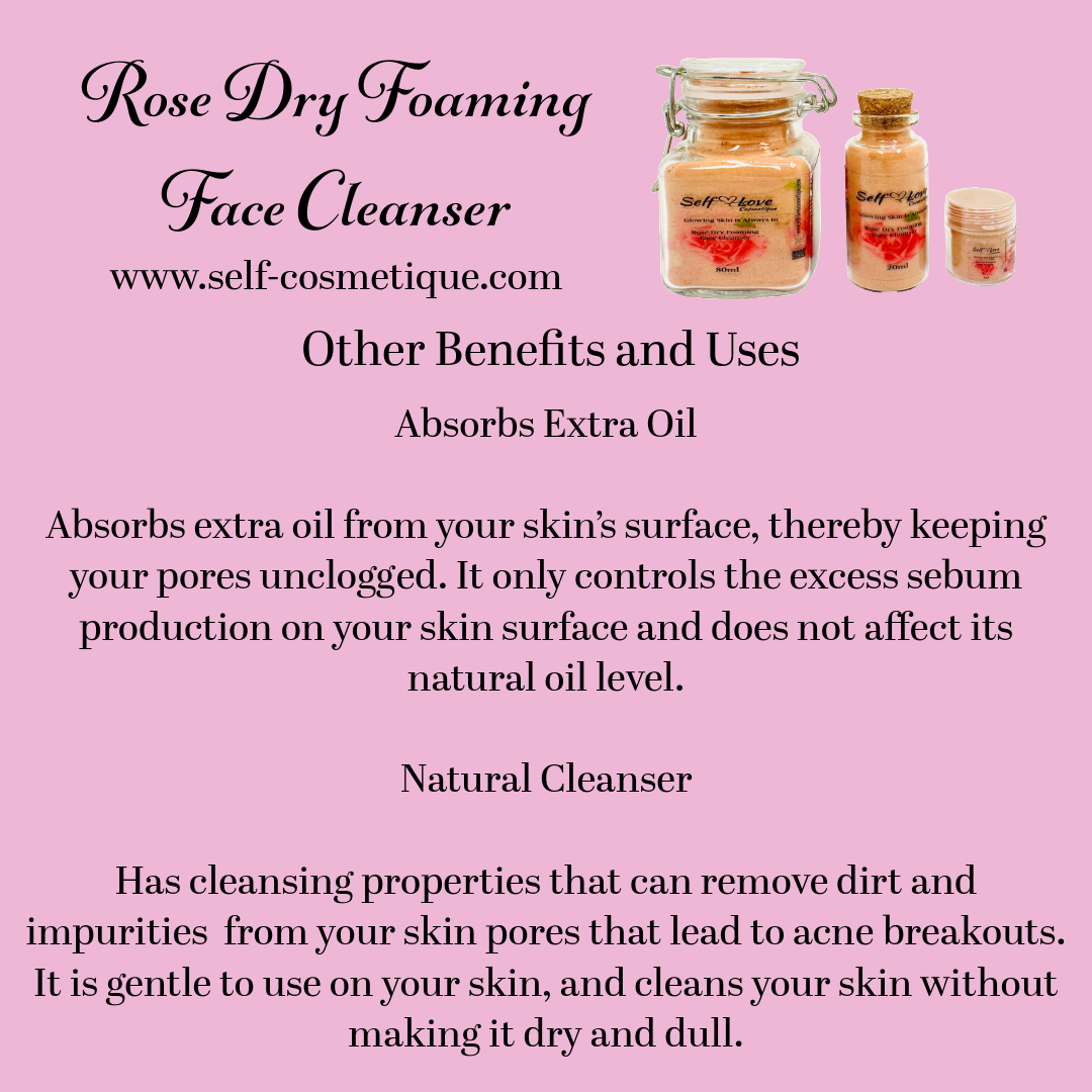 Rose Dry Foaming Face Cleanser