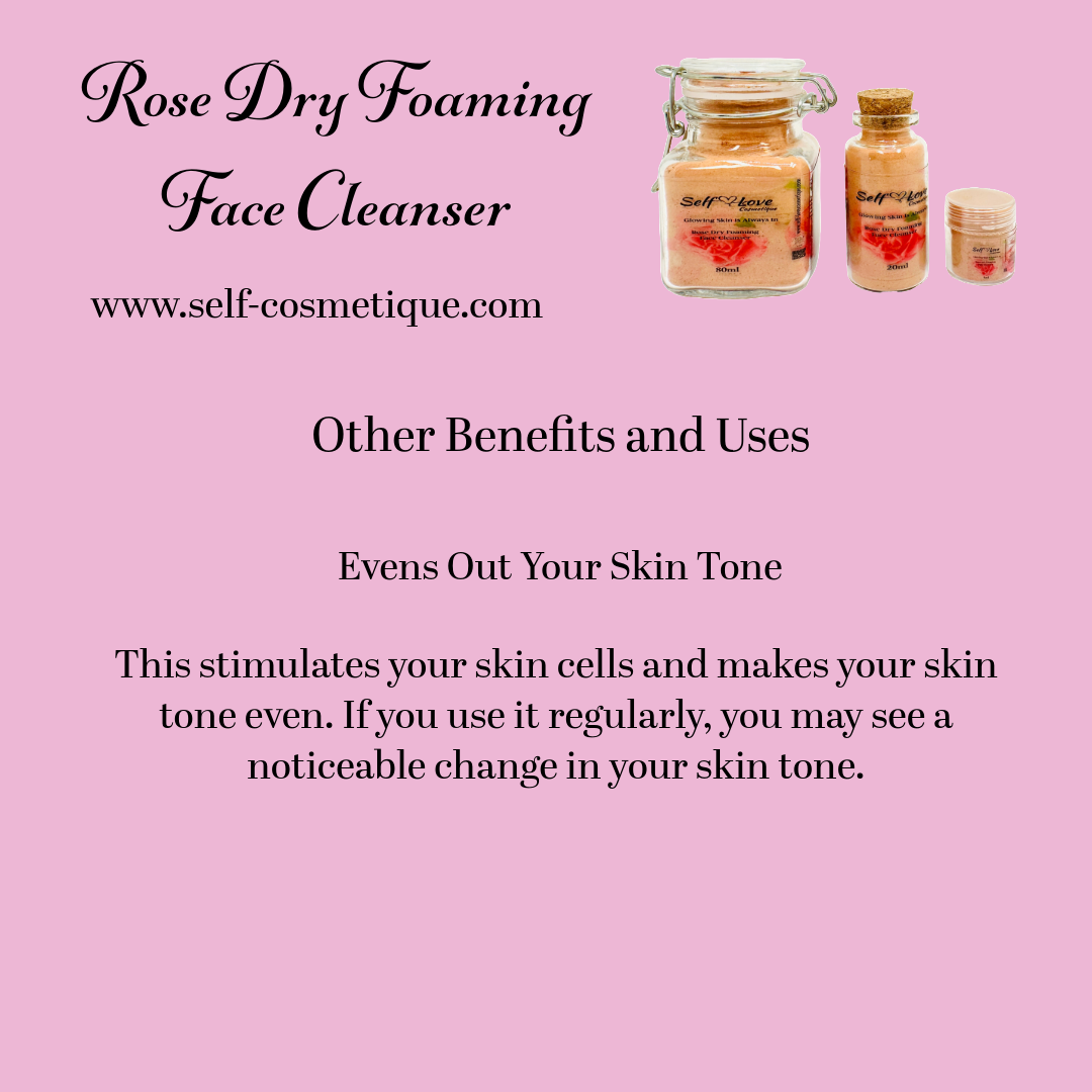 Rose Dry Foaming Face Cleanser
