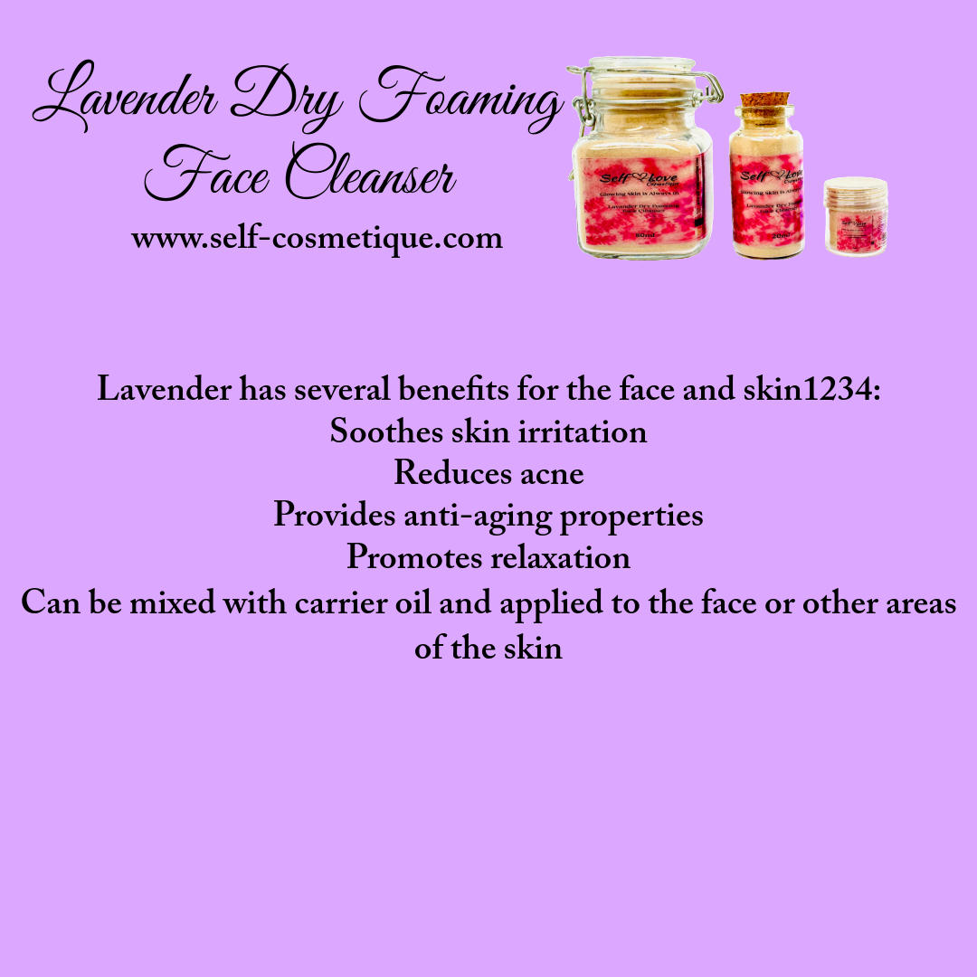 Lavender Dry Foaming Face Cleanser