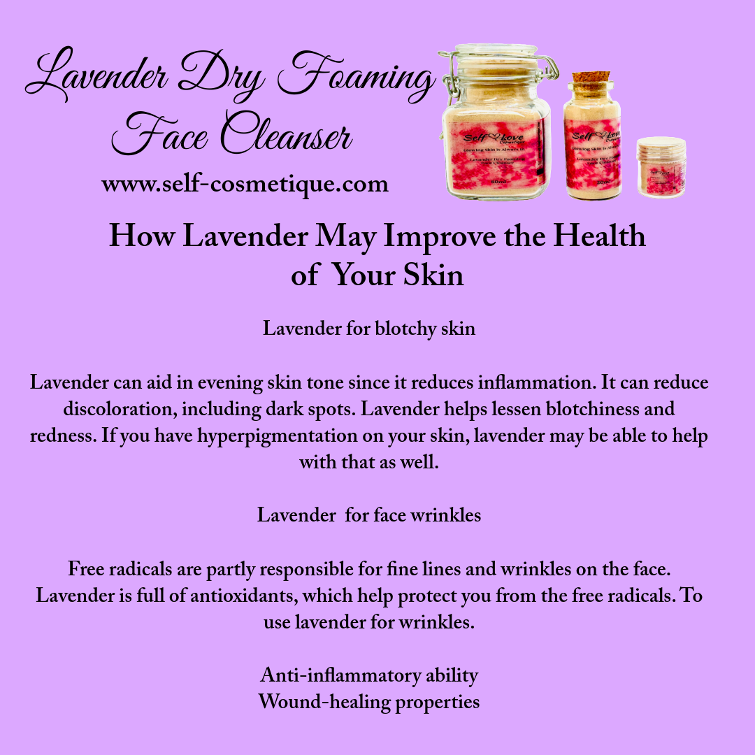 Lavender Dry Foaming Face Cleanser